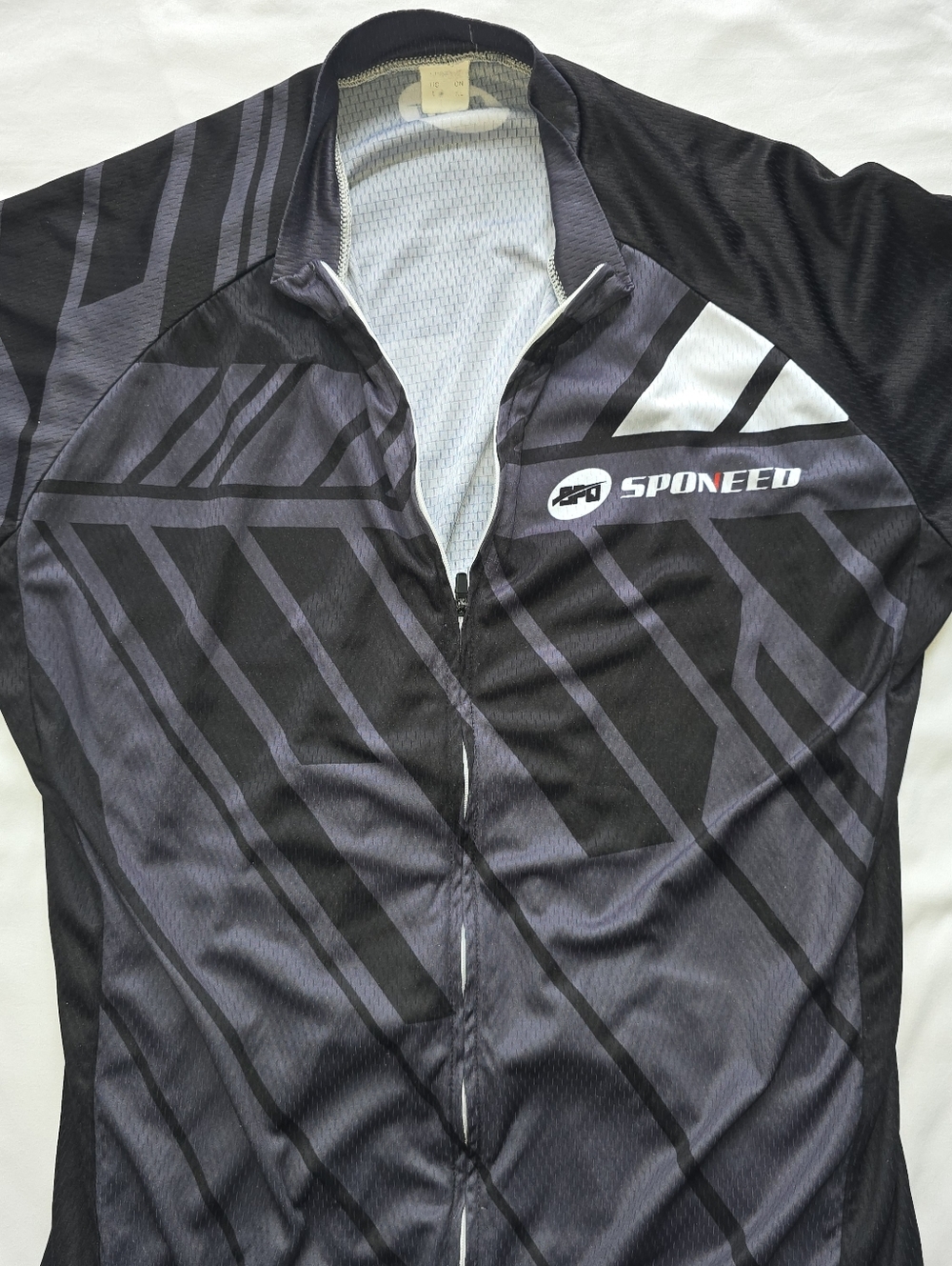 Sponeed Cycling Jersey Womens Medium Bike Shirt Grip Waist Pockets